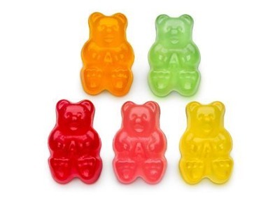 Natural Flavored Gummi Bears 4/5lb